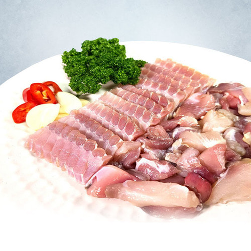 남도미향,[나주수산]더일품 HACCP 홍어 모듬회(날개+몸살) 1kg