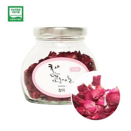 남도미향 공식몰,[몸사랑농원]장미꽃차 8g 선물포장
