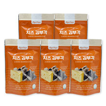 남도미향 공식몰,[바다손애]수제 치즈 찹쌀 김부각 35g x 5봉
